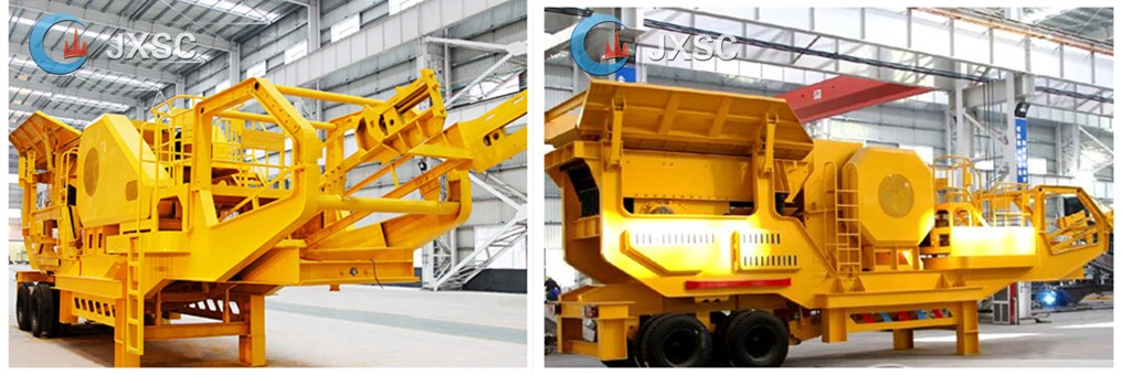 Construction Series Mobile Stone Jaw Crusher Crushing Plant Lime