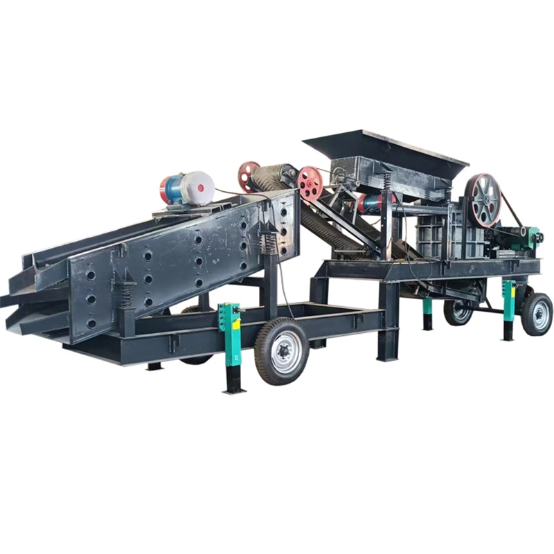 Good Quality Factory Pirce Mobile Jaw Crusher Crushing Plant for Sale