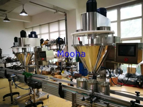 Chemical Food Powder Bottle Can Tins Jar Auger Screw Filling Packaging Equipment