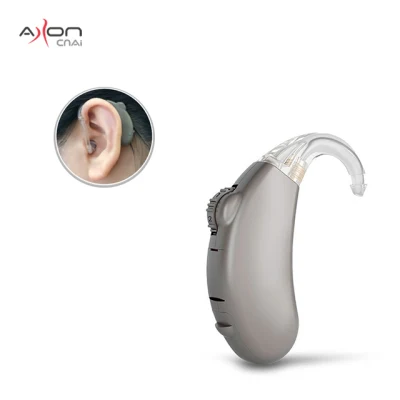 難聴者向けの便利でシンプルな BTE 補聴器 ODM OEM 経済的な追加補聴器 Audifonos V-263pb